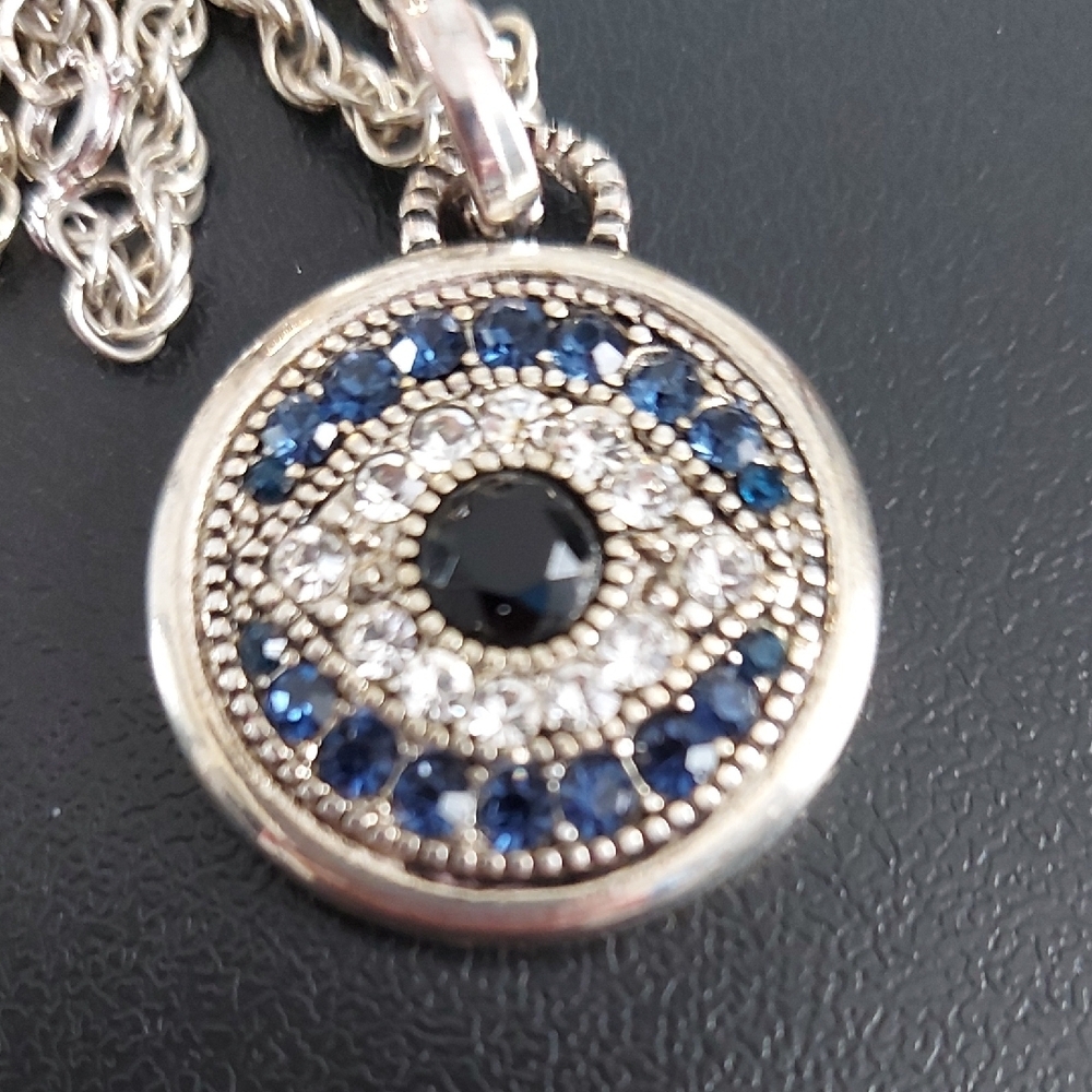 Evil Eye Crystal Pendant Charm - Picture 5 of 8
